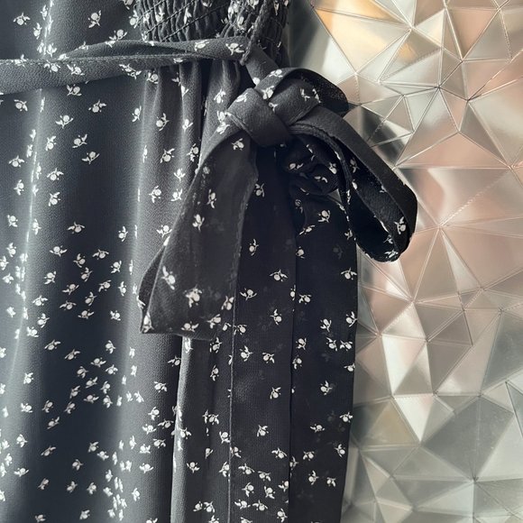 A New Day Target Maxi Full Length Black Floral Dress - Picture 8 of 12